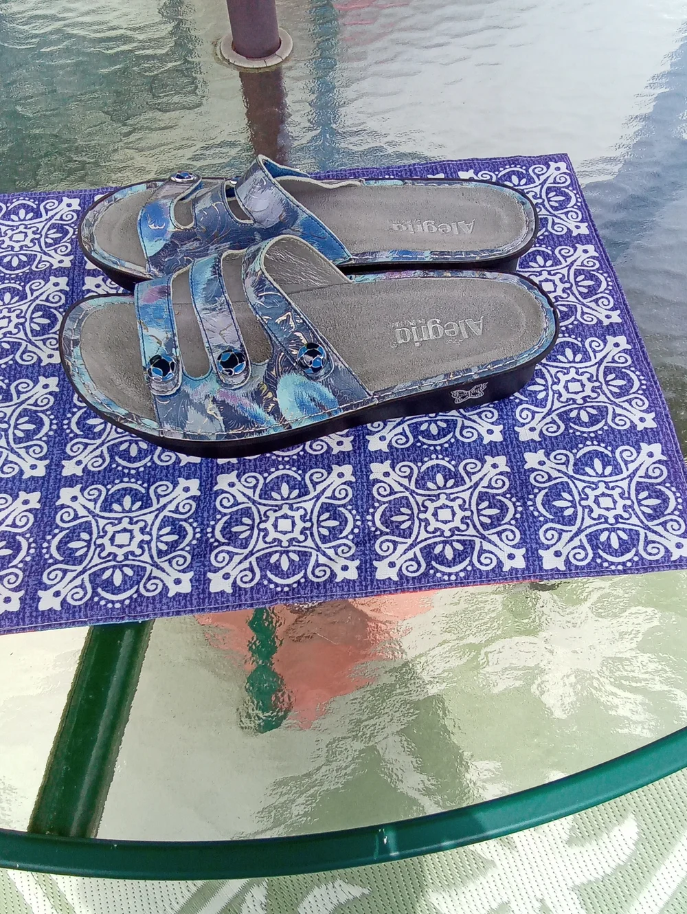 Alegria Fiona Leather Sandal Size 40,Never Worn
